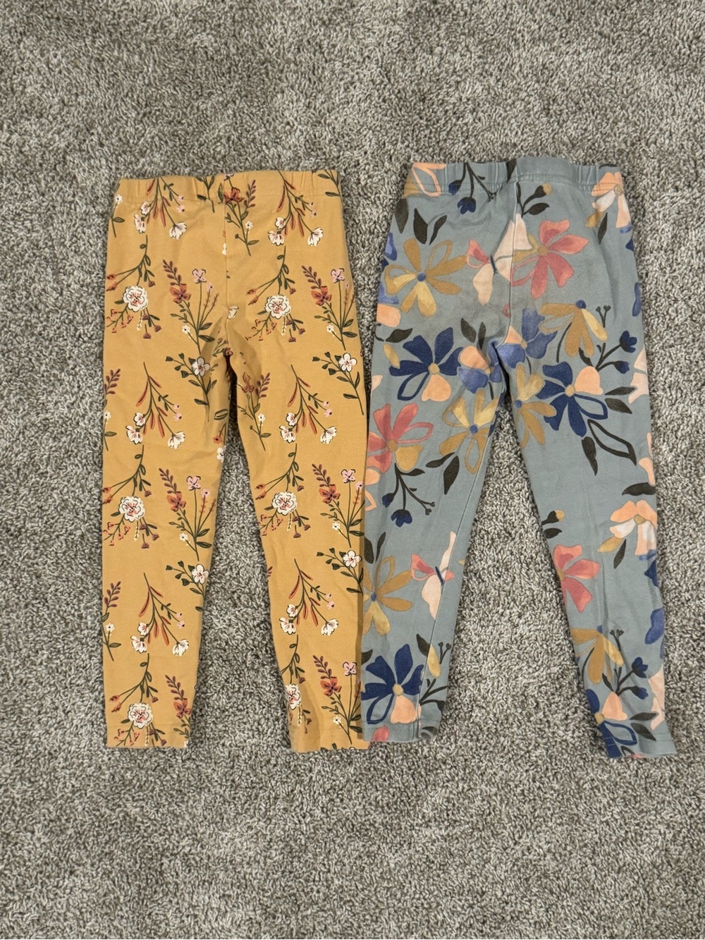 Girls 4T Clothing Bundle Carter’s H&M Cat & Jack Floral Leggings Tops Dress - Picture 9 of 15